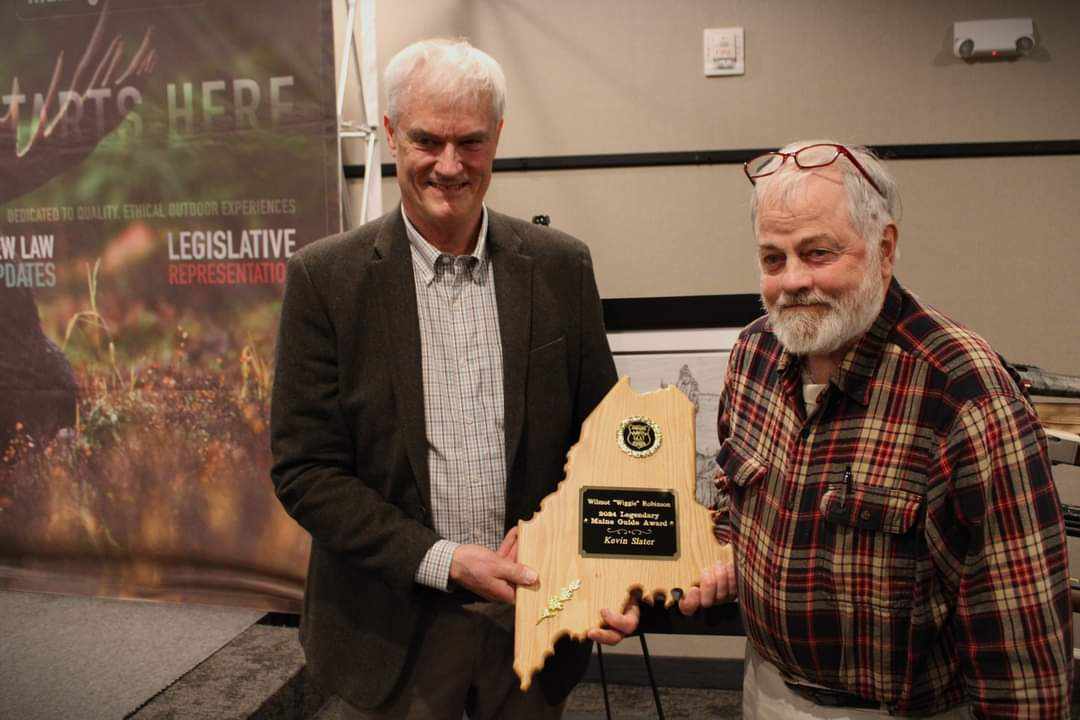 Kevin Slater Receives IF&W’s “Wiggie” Robinson Legendary Maine Guide Award